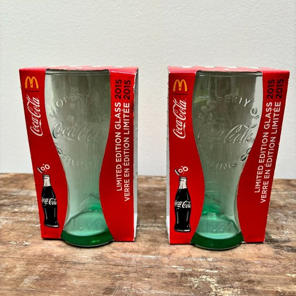 Coca Cola x McDonald's Limited Edition Glass 2015 Series - 1899 Bottle Replica - Picture 1 of 7